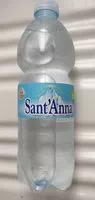 İçindeki şeker miktarı Acqua Sant'Anna