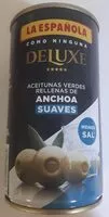 Cantidad de azúcar en Aceitunas Verdes Anchoa Deluxe