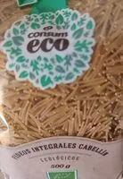 Fideos de trigo duro integrales o semi integrales