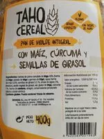 Azúcar y nutrientes en Taho cereal