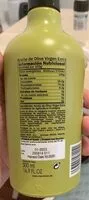 Cantidad de azúcar en Aceite de Olive Virgen Extra Ecologico