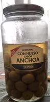 Cantidad de azúcar en Aceitunas con Hueso sabor Anchoa
