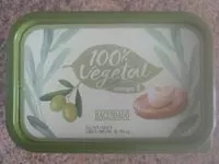 Cantidad de azúcar en Margarina 100% vegetal