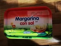 Cantidad de azúcar en Margarina con sal