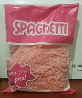 Cantidad de azúcar en Spaghetti ácido y dulce