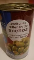 Cantidad de azúcar en Aceitunas rellenas de anchoas