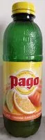 Sokerin määrä sisällä Pago Ace - Orange - Carotte - Citron