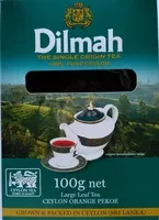 Сахар и питательные вещества в Dilmah
