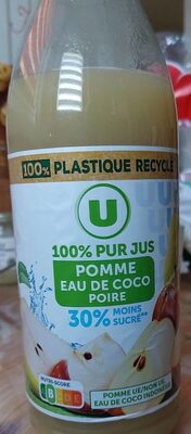 Сахар и питательные вещества в U-pur jus pomme eau de coco poire