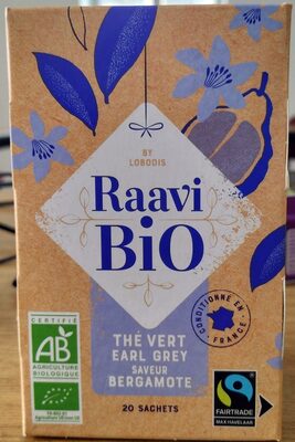 Sucre et nutriments contenus dans Raavi bio