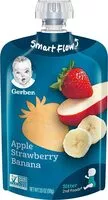 Amount of sugar in Purees nd foods apple strawberry banana baby food pouches