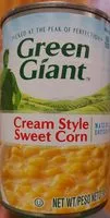 Amount of sugar in Green Giant Cream Style Sweet Corn