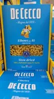 Amount of sugar in Enriched Macaroni Product, Elbows Pasta