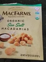 Amount of sugar in Macadamia