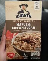 Amount of sugar in Instant oatmeal maple and brown sugar