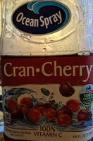 Sugar and nutrients in Ocean spray cranberries inc