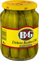 Amount of sugar in Deluxe Kosher Dill