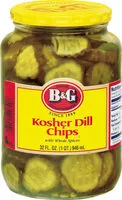 Amount of sugar in B g kosher dill chips