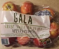 Amount of sugar in Bag of Royal Gala Apples