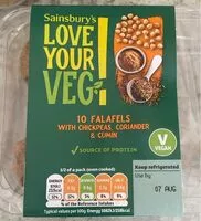 Vegan falafels with chickpeas