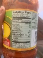 Amount of sugar in Organic traditional sauce