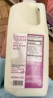 Amount of sugar in Natures touch milk