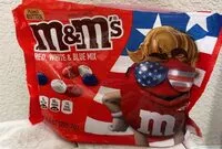 Amount of sugar in M&Ms Red White & Blue