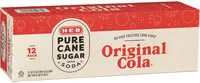 Amount of sugar in h-e-b pure can sugar original cola