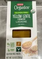 Amount of sugar in Yellow lentil & brown rice lasagne