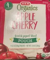 Amount of sugar in Organics apple cherry