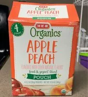 Amount of sugar in Organics Apple Peach