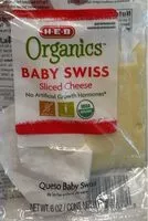 Amount of sugar in Baby Swiss Sliced Cheese
