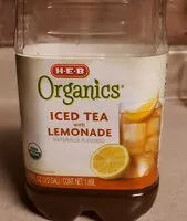 Amount of sugar in Organic Iced tea with lemonade