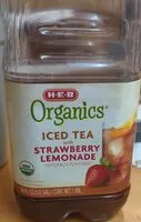 Amount of sugar in Organics Iced Tea Strawberry Lemonade