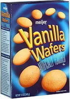 Amount of sugar in Wafers, Vanilla