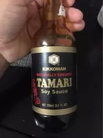 Amount of sugar in Kikkoman tamari soy sauce gf
