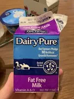 Amount of sugar in Fat Free Milk