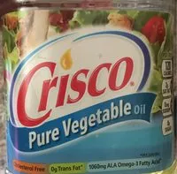 Amount of sugar in Crisco Pure Vegetable Oil