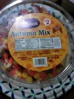 Amount of sugar in Sunrise, autumn mix candy