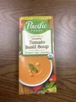 Amount of sugar in organic creamy tomato basil soup