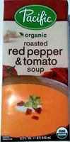 Amount of sugar in Pacific foods organic creamy roasted red pepper tomato soup