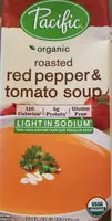 Amount of sugar in Organic creamy roasted red pepper tomato soup
