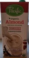 Amount of sugar in Unsweetened Vanilla Almond Milk