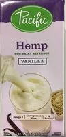 Amount of sugar in Pacific foods hemp vanilla plantbased beverage