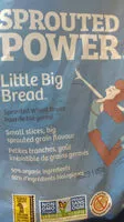Amount of sugar in Little big sprouted wheat bread, little big