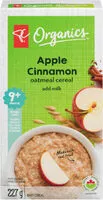 Amount of sugar in Apple cinnamon oatmeal cereal baby