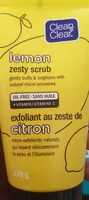 Amount of sugar in lemon zesty scrub