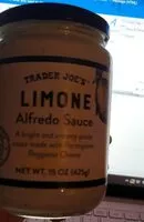 Amount of sugar in limone alfredo sauce