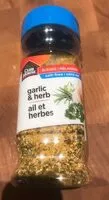 Garlic and herb salt free seasoning