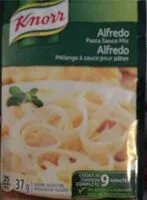 Amount of sugar in Knorrs alfredo pasta sauce mix